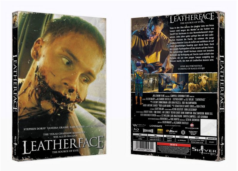 Leatherface - große Hartbox - Cover B + Uncut Bluray