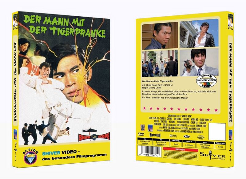 Der Mann mit der Tigerpranke - große Hartbox