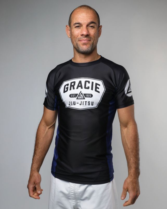 Blue Classic Rank Short-Sleeve Rashguard (Men)