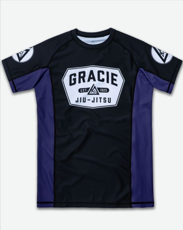 Blue Classic Rank Short-Sleeve Rashguard (Men)