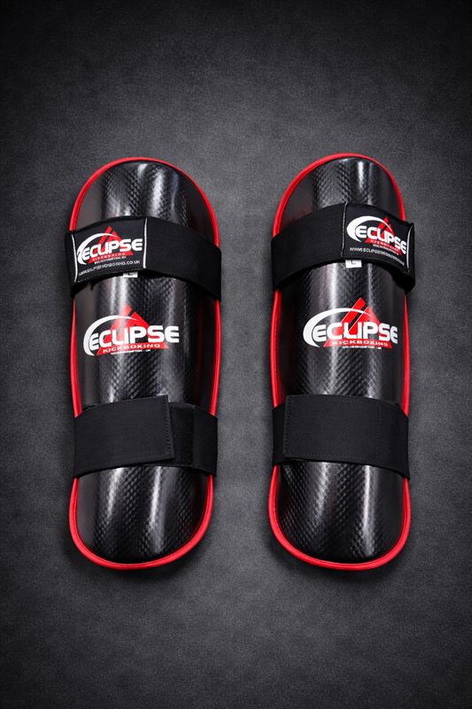 Eclipse Kickboxing Shin Guards - Carbon Black