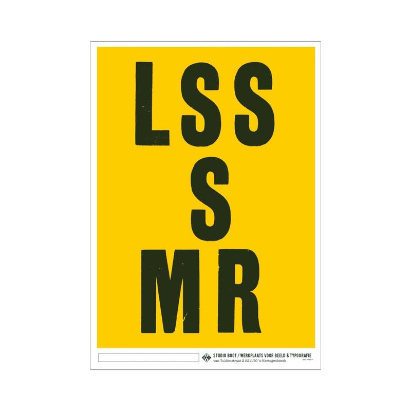 Studio Boot Poster - LSS S MR