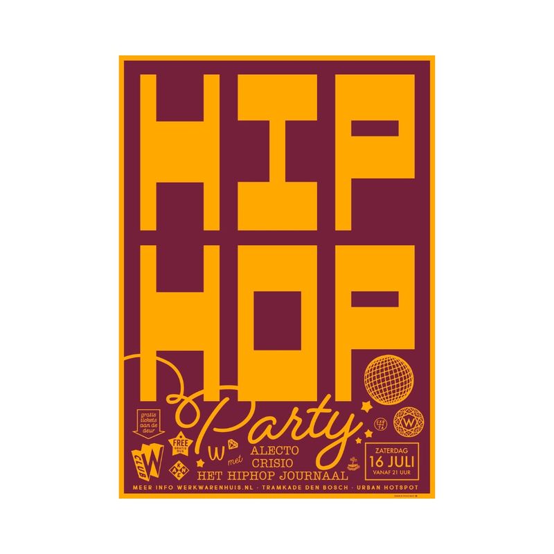 Studio Boot Poster - HIP HOP