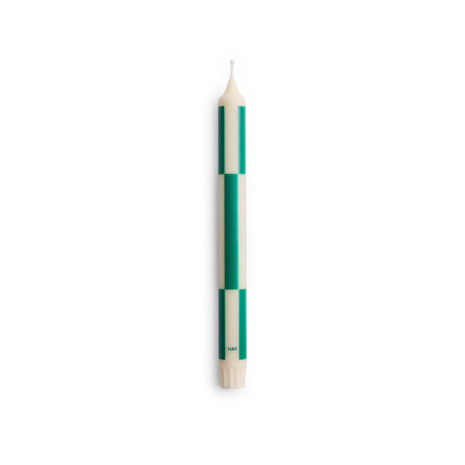 HAY Pattern Candle, Kleur: White green check