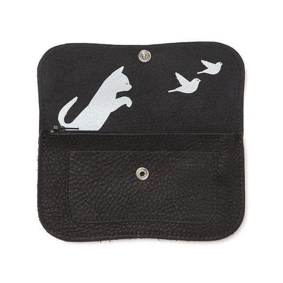 KEECIE Cat Chase portemonnee, Kleur: Black