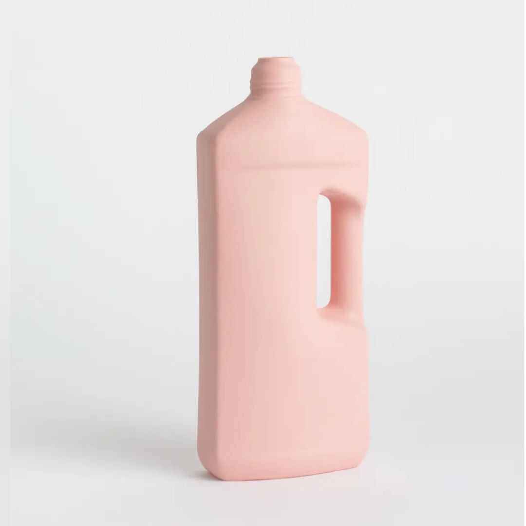 Foekje Fleur Porcelain Bottle Vase #3 - Pink