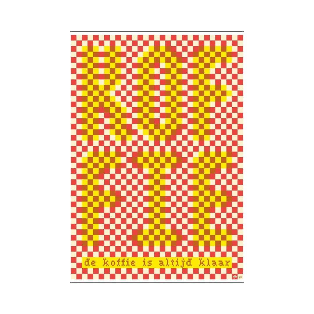 Studio Boot Poster - De koffie is altijd klaar