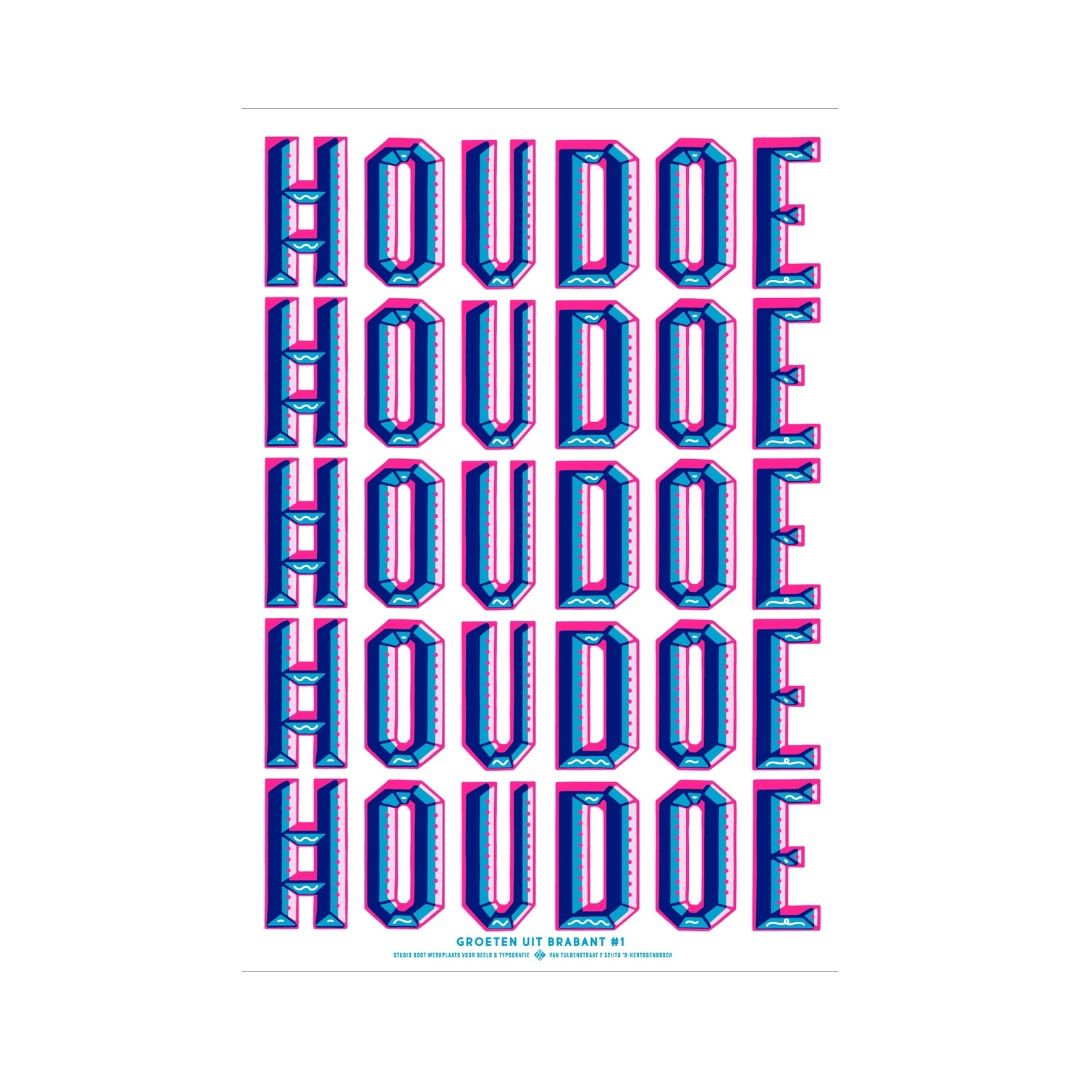 Studio Boot Poster - Houdoe houdoe houdoe