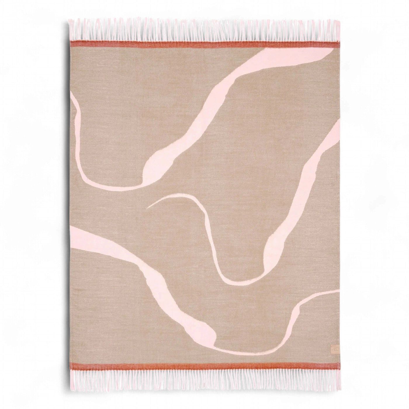 METTE DITMER plaid, Kleur: Latte