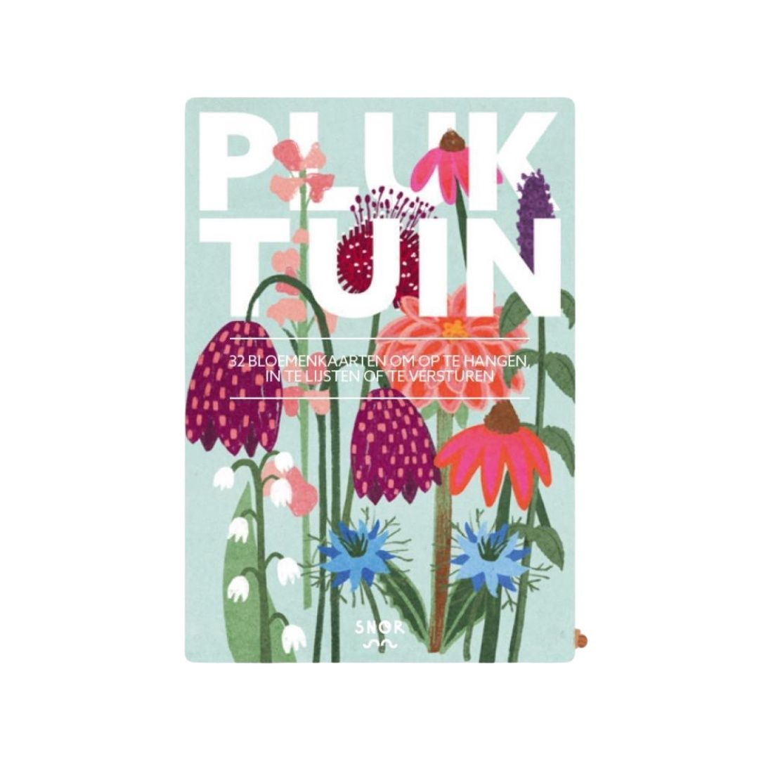 Pluktuin - 32 bloemenkaarten