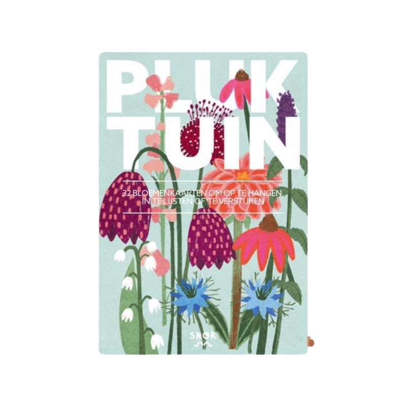 Pluktuin - 32 bloemenkaarten