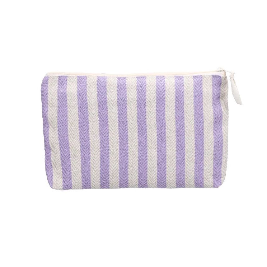 Toilettas streep lilac