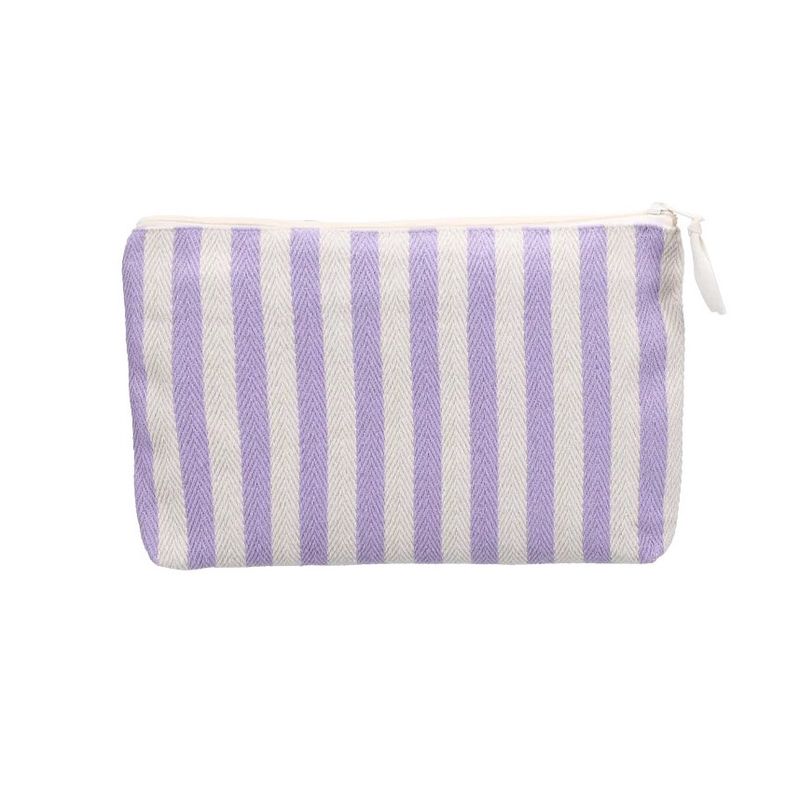Toilettas streep lilac