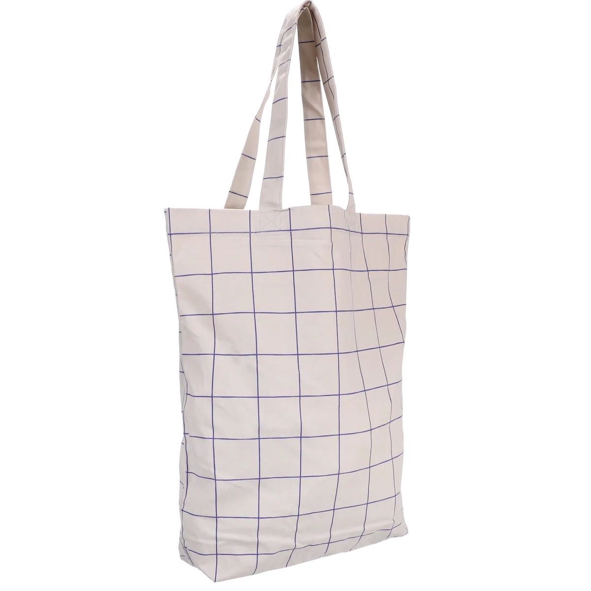 Shopper katoen grid