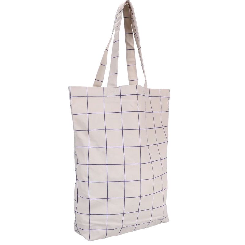 Shopper katoen grid