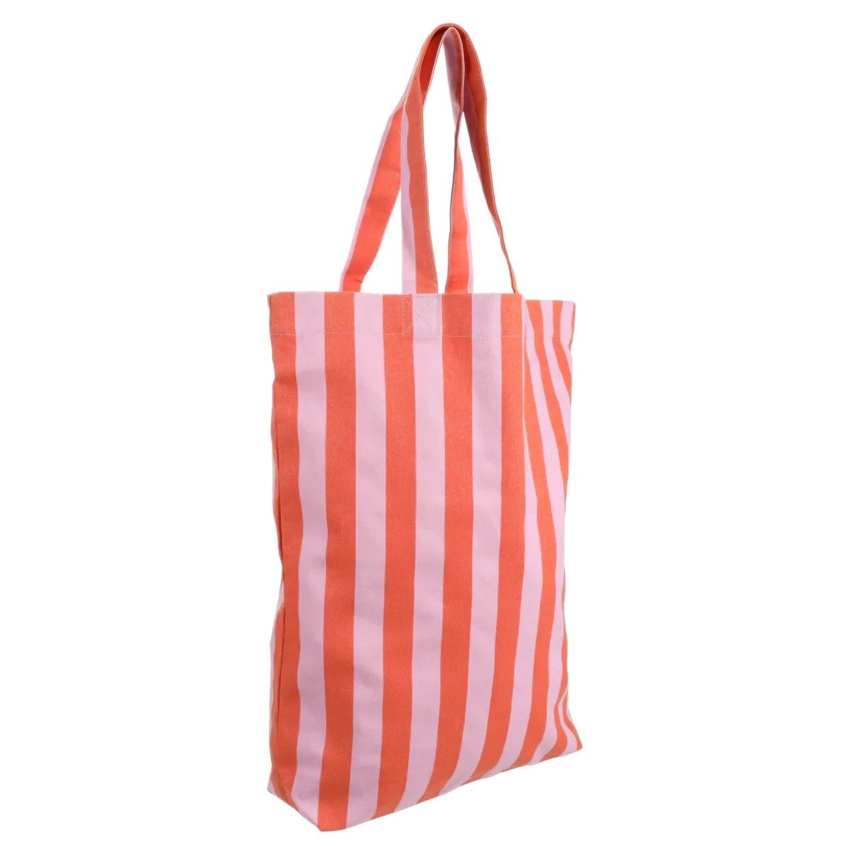 Shopper katoen pink + orange