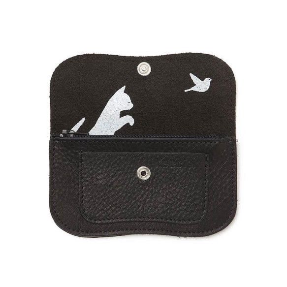 KEECIE portemonnee Cat Chase Small - Black