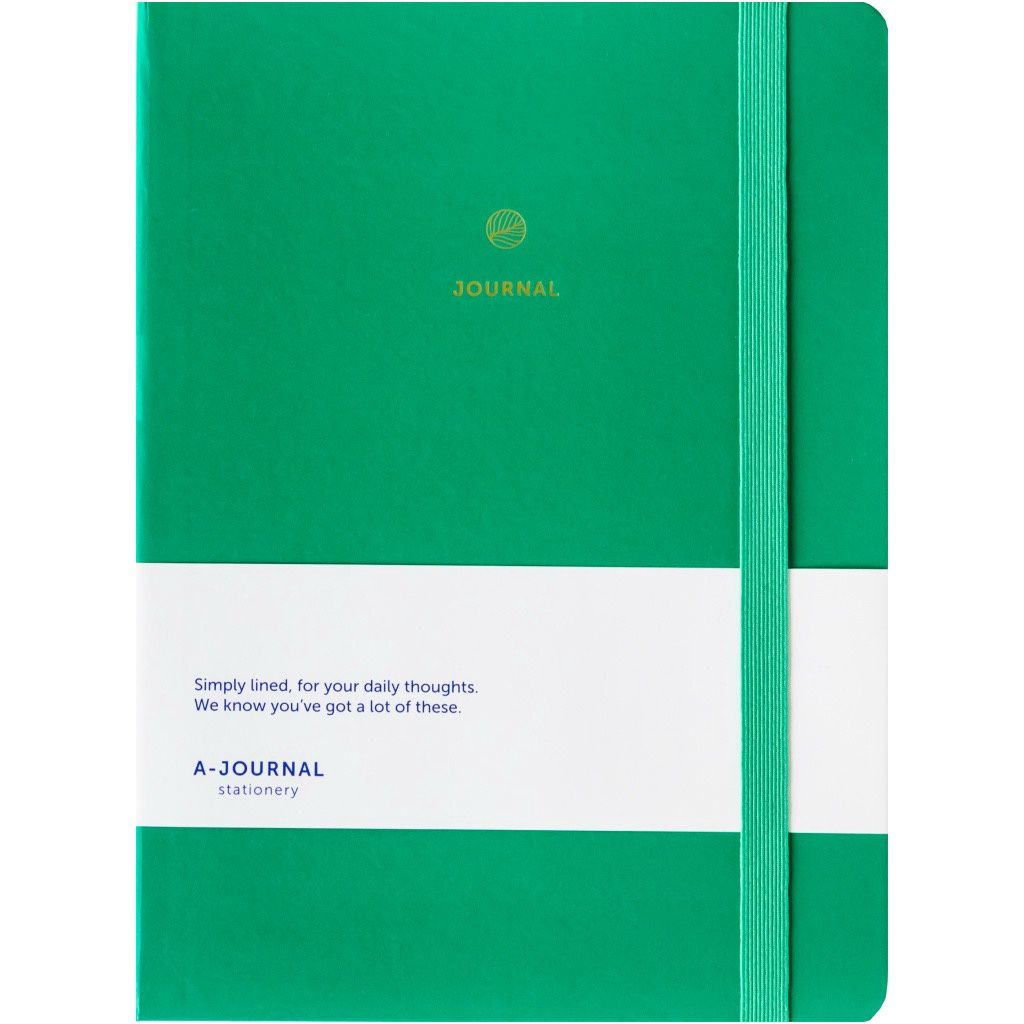 A-Journal Notebook - Emerald Green