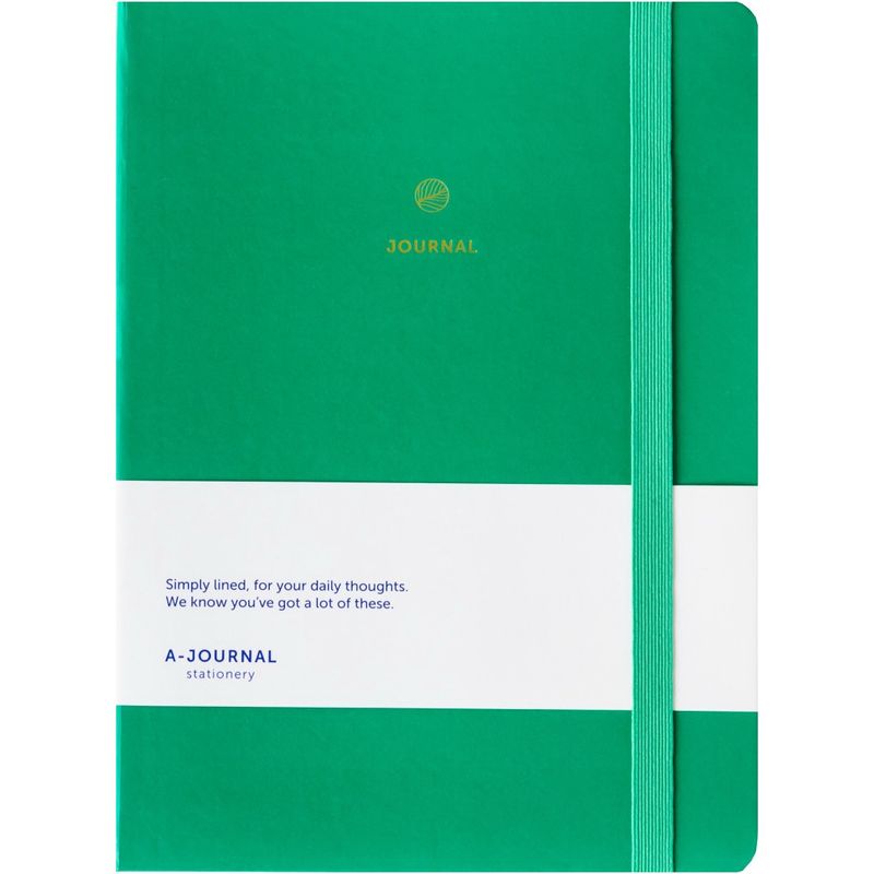A-Journal Notebook - Emerald Green