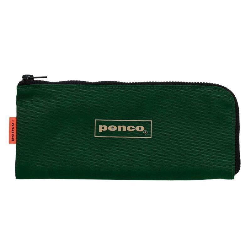 Penco Zip Slider Pen Sack – Dark Green