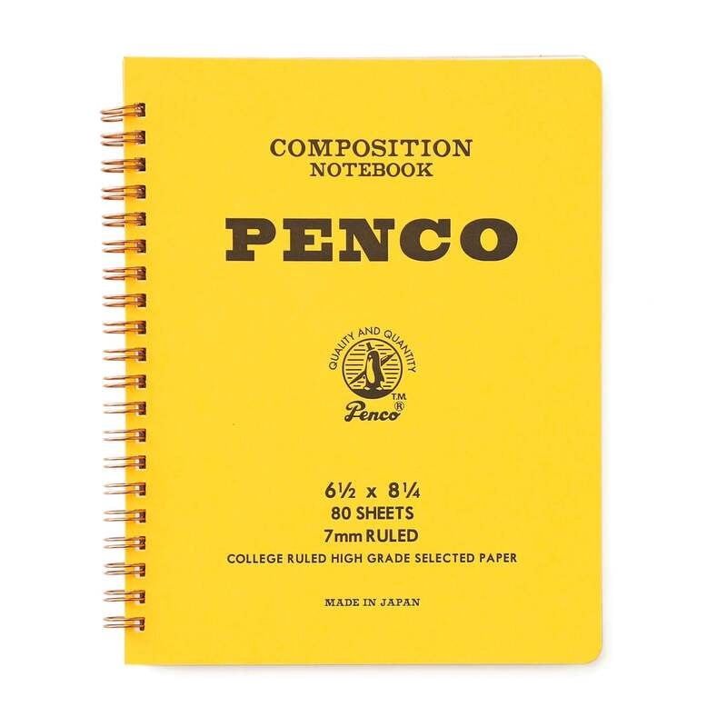 Penco Coil Notebook L - Yellow