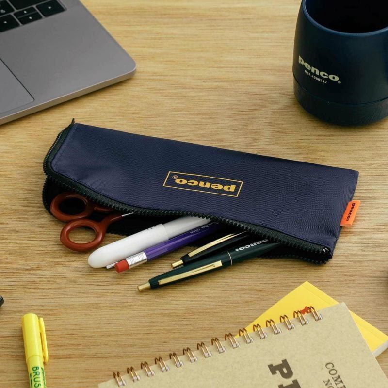Penco Zip Slider Pen Sack – Navy