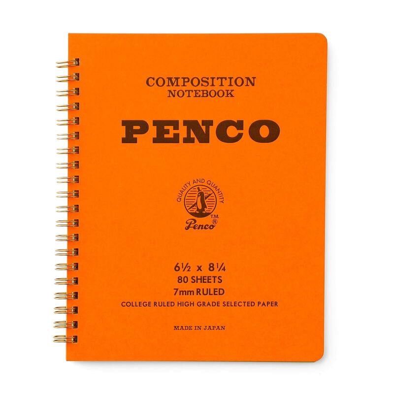 Penco Coil Notebook L - Orange