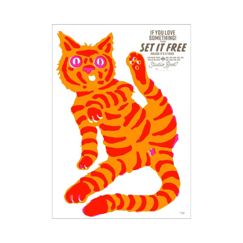 Studio Boot Poster - Jaar van de tijger