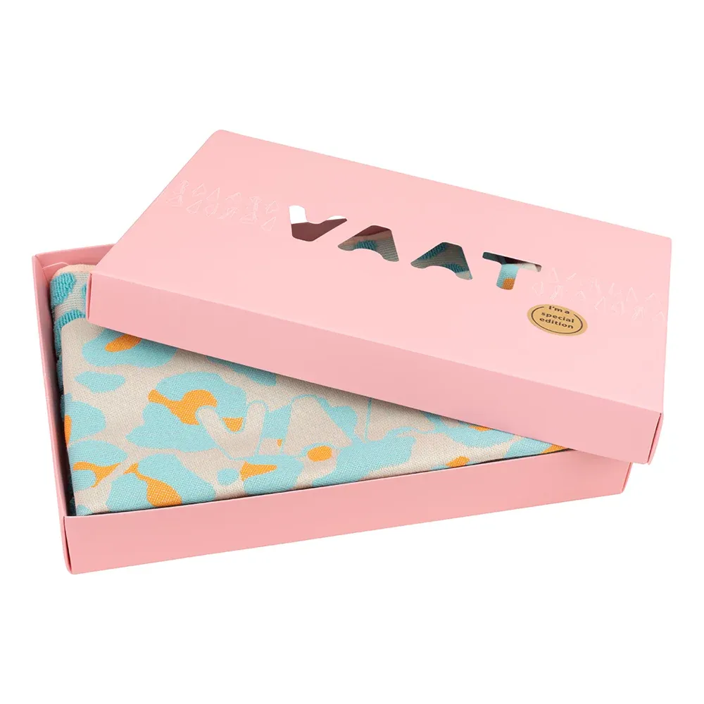 VAAT Gift set I love leopard turquoise/orange
