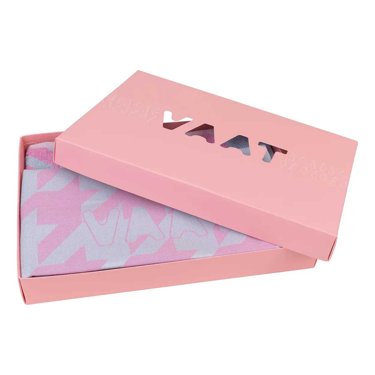 VAAT Gift set pied-de-poule - fuchsia/pastel blue