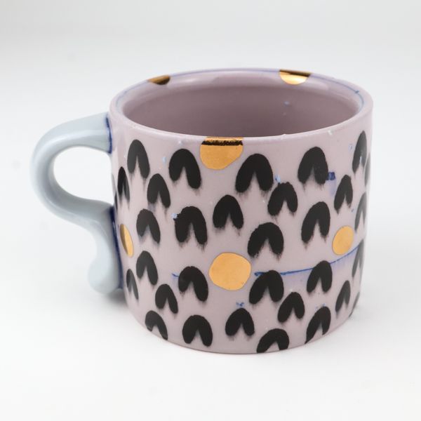 D Mert, mug, pur-peel bling
