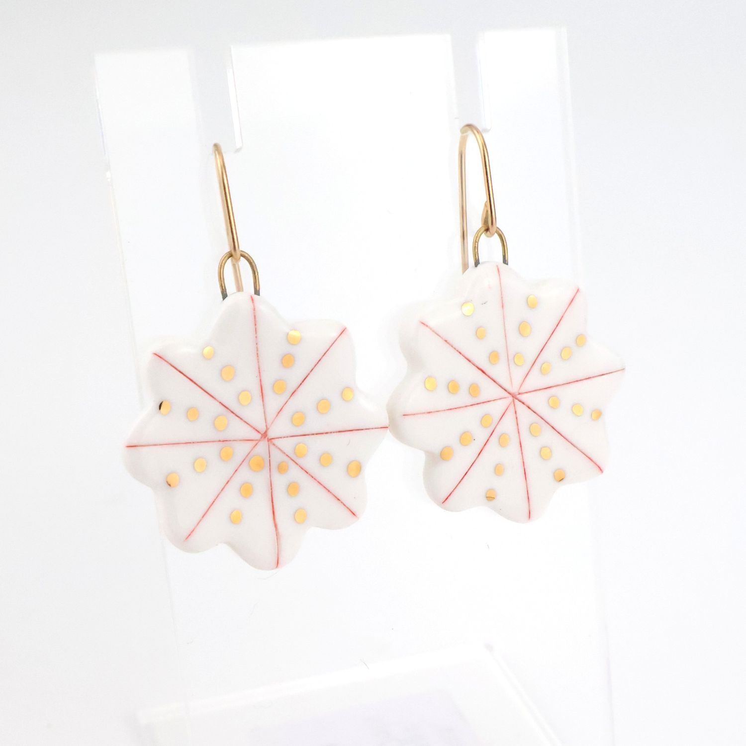 Iva Haas, Earrings, Bloom Dots