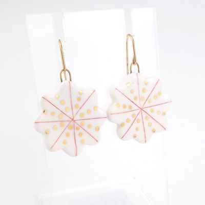 Iva Haas, Earrings, Bloom Dots