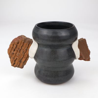 Austin Coudriet, Bud Vase with Brick no. 4