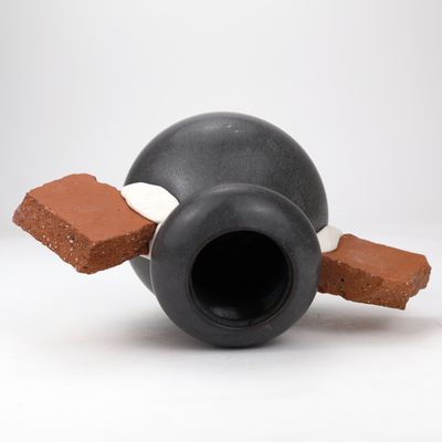 Austin Coudriet, Bud Vase with Brick no. 6