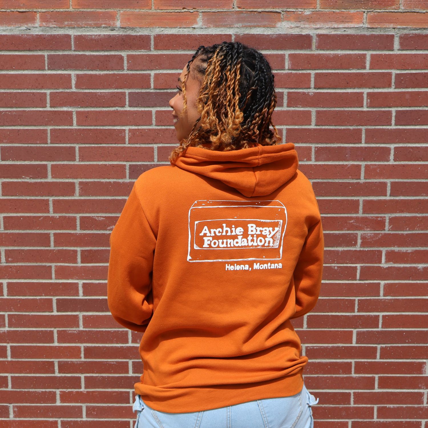 Hoodie, Zipper, Brick