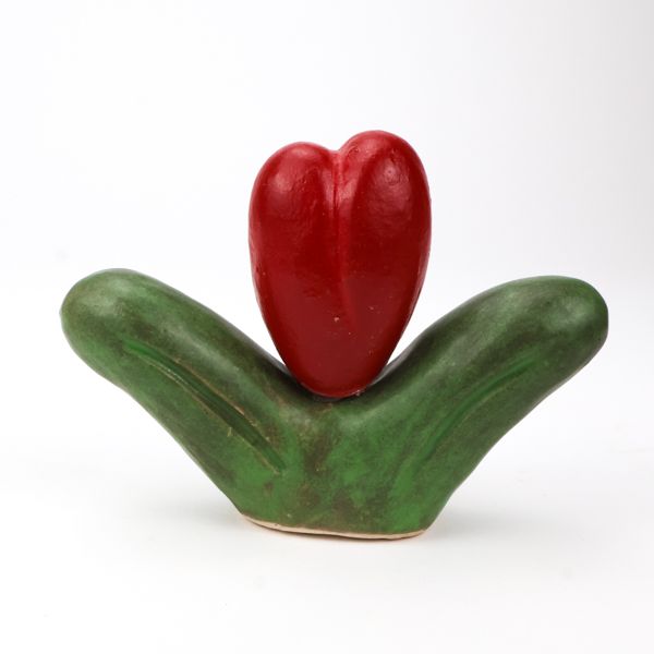 Kaitlin Smrcina, Small Soda Fired Red Tulip
