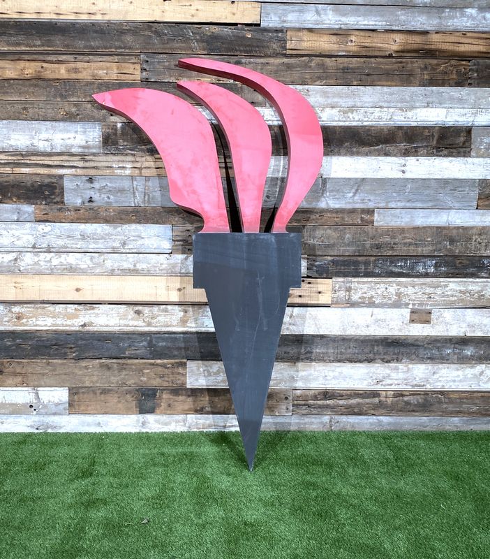 Large Aluminum "Torch" sign 72 inches Tall