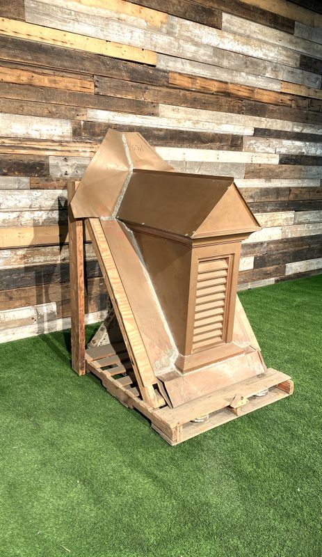 Copper Roof Vent Dormer Window Architectural Salvage Copper