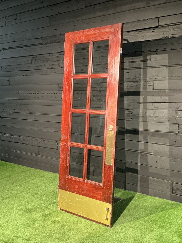 Full-Lite Solid Mahogany Wood Oversized Doors 94" x 35" x 1-3/4"