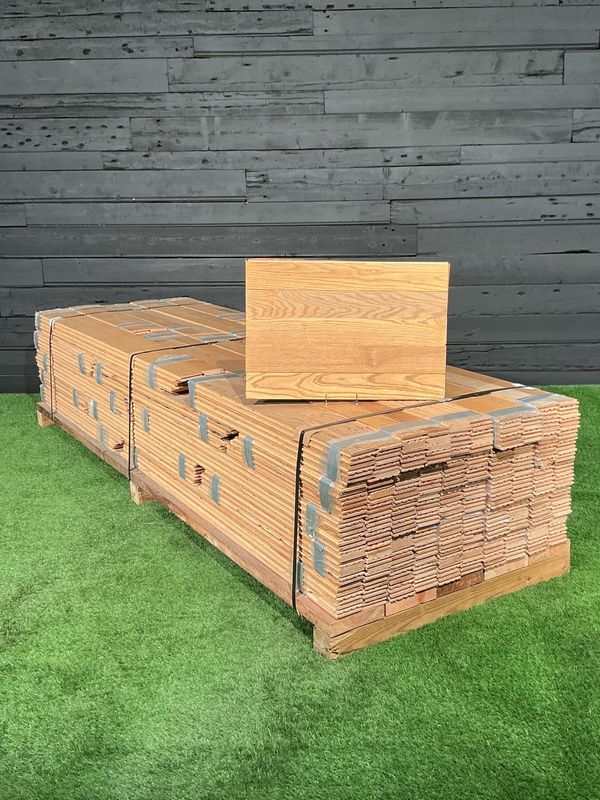 Red Oak Hardwood Flooring 575 Sq. Ft. Reclaimed 3-1/4" x 3/4"  | Solid Oak Flooring