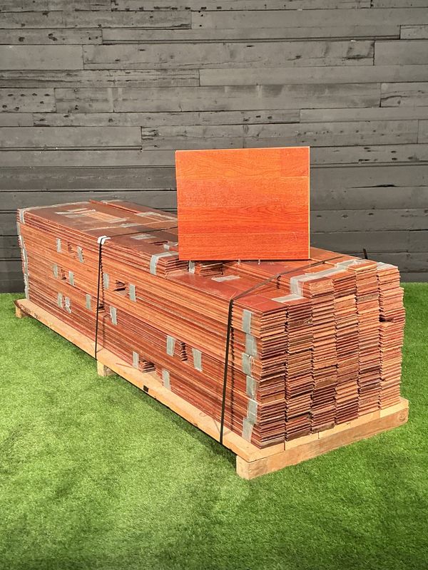 Cherry Hardwood Flooring 700 Sq. Ft. Reclaimed 5" x 3/4" | Solid Cherry Wood Flooring