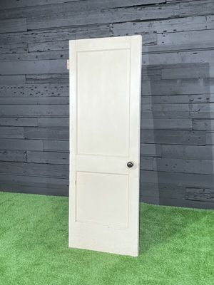 2 Panel Solid Wood Door Interior Exterior | Traditional Reclaimed Architectural Door