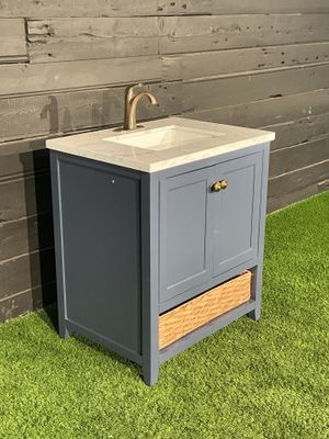 Martha Stewart Granary 30-Inch Midnight Blue Vanity