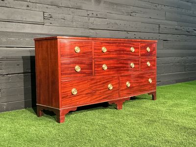 Baker Historic Charleston Mahogany Bow-Front Dresser