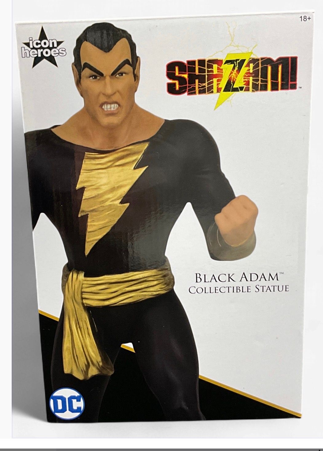 Shazam! Icon Heroes Powerful Black Adam 8.2” 1/9th Scale Hand Painted Statue