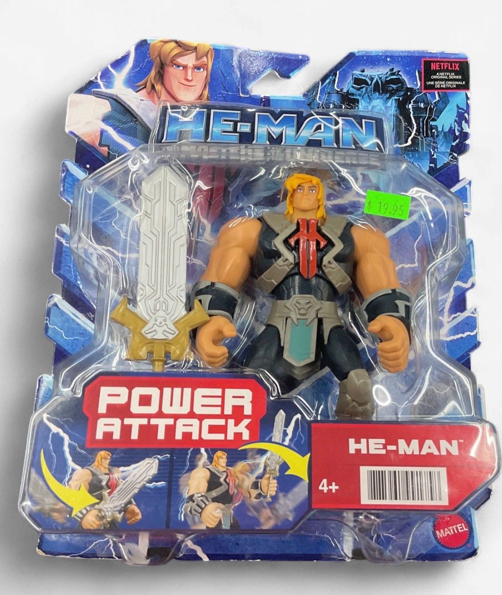 MASTERS OF THE UNIVERSE He-Man Power Attack Figure