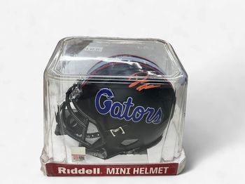 UF Gators DJ Lagway Autographed  Riddell  JSA COA Mini Helmet
