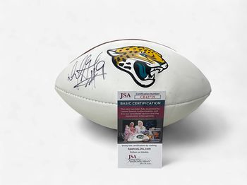 Jacksonville Jaguars David Garrard Autographed JSA COA Football