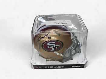 San Francisco 49ers Deebo Samuel Autographed  Fanatics COA NFL Riddell Mini Helmet